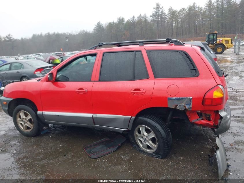 2003 Hyundai Santa Fe Gls/Lx VIN: KM8SC13D43U507657 Lot: 43973042