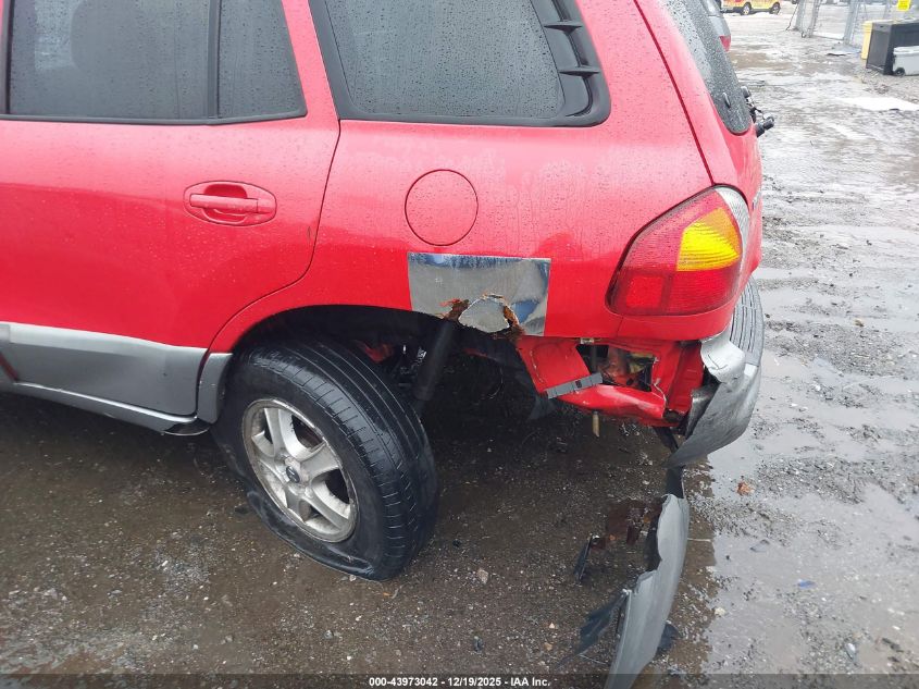 2003 Hyundai Santa Fe Gls/Lx VIN: KM8SC13D43U507657 Lot: 43973042