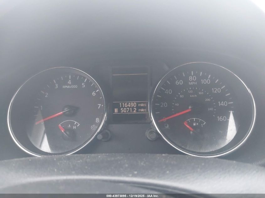 2012 Nissan Rogue Sv W/Sl Pkg VIN: JN8AS5MV3CW416177 Lot: 43973095