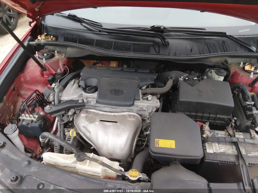 2012 Toyota Camry Le VIN: 4T1BF1FK7CU626885 Lot: 43973103