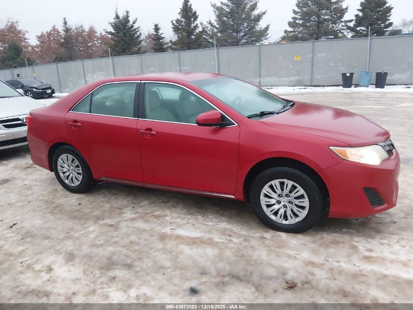 2012 Toyota Camry Le VIN: 4T1BF1FK7CU626885 Lot: 43973103
