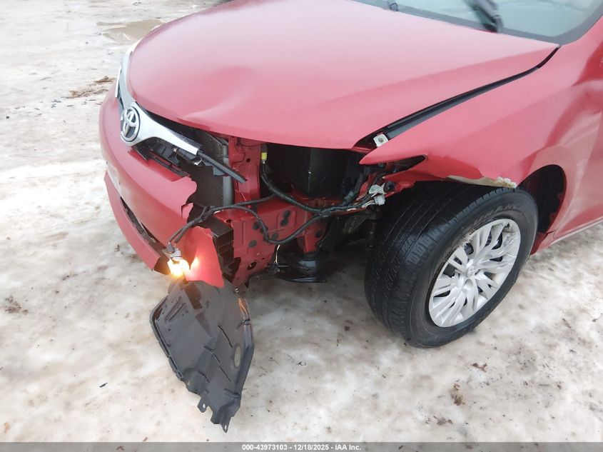 2012 Toyota Camry Le VIN: 4T1BF1FK7CU626885 Lot: 43973103