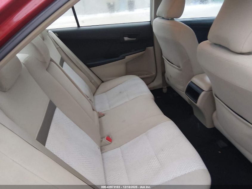 2012 Toyota Camry Le VIN: 4T1BF1FK7CU626885 Lot: 43973103