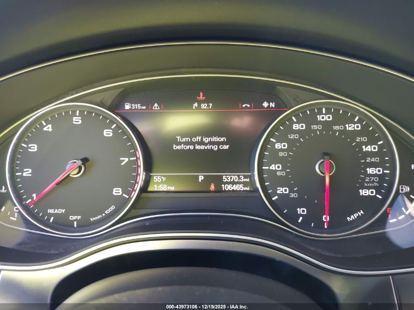 2017 Audi A6 2.0T Premium VIN: WAUG8AFCXHN097637 Lot: 43973106