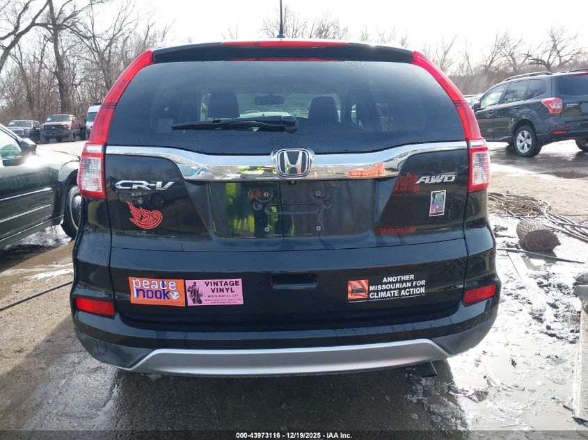 2015 Honda Cr-V Ex-L VIN: 5J6RM4H73FL078231 Lot: 43973116