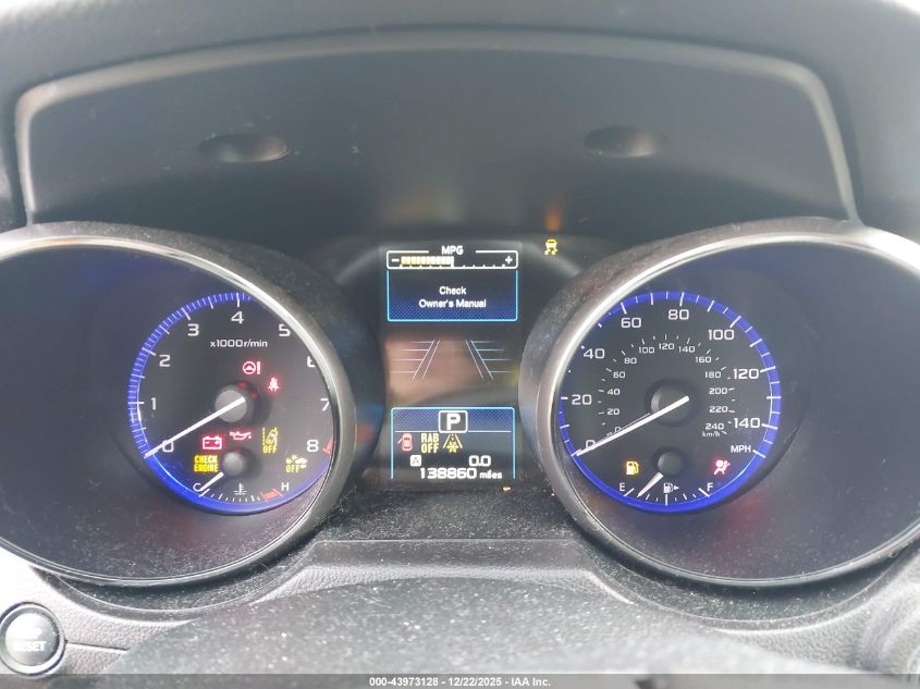 2017 Subaru Outback 2.5I Touring VIN: 4S4BSATC5H3386855 Lot: 43973128