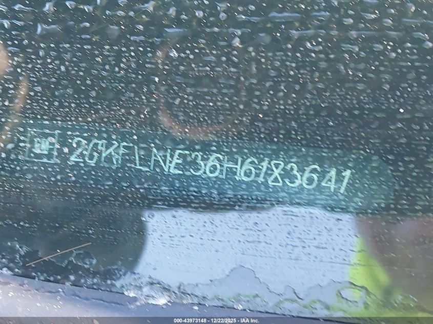 2017 GMC Terrain Sle-2 VIN: 2GKFLNE36H6183641 Lot: 43973148