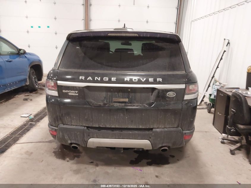 2016 Land Rover Range Rover Sport 3.0L V6 Supercharged Hse VIN: SALWR2PF2GA103407 Lot: 43973153