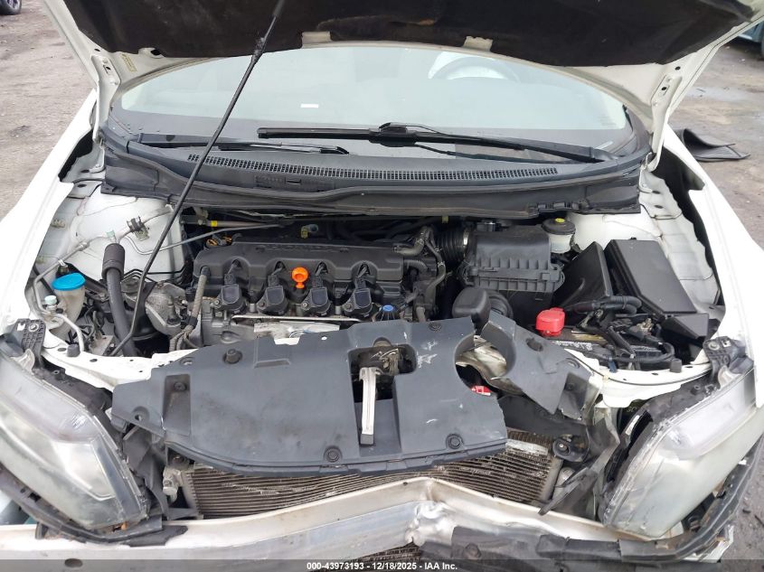 2013 Honda Civic Lx VIN: 19XFB2F51DE089674 Lot: 43973193