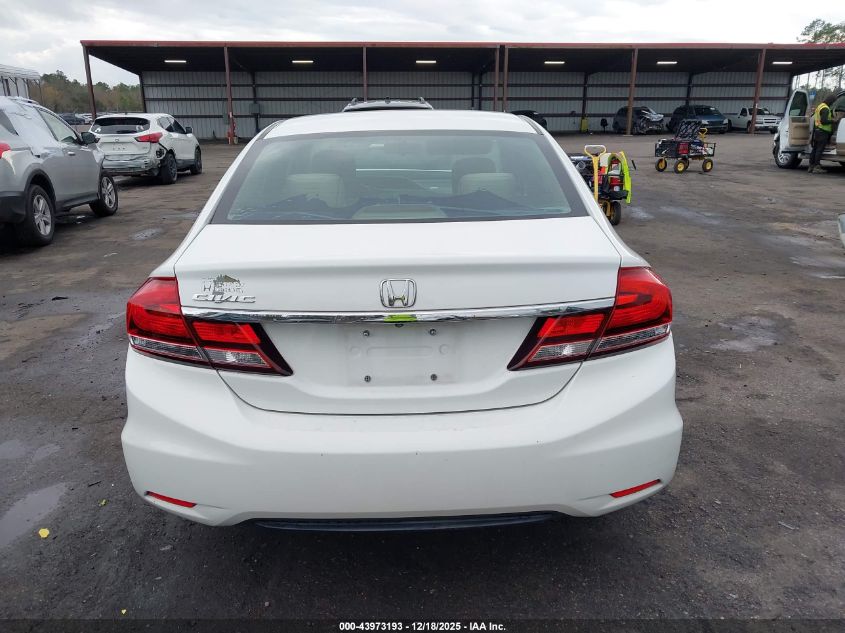 2013 Honda Civic Lx VIN: 19XFB2F51DE089674 Lot: 43973193