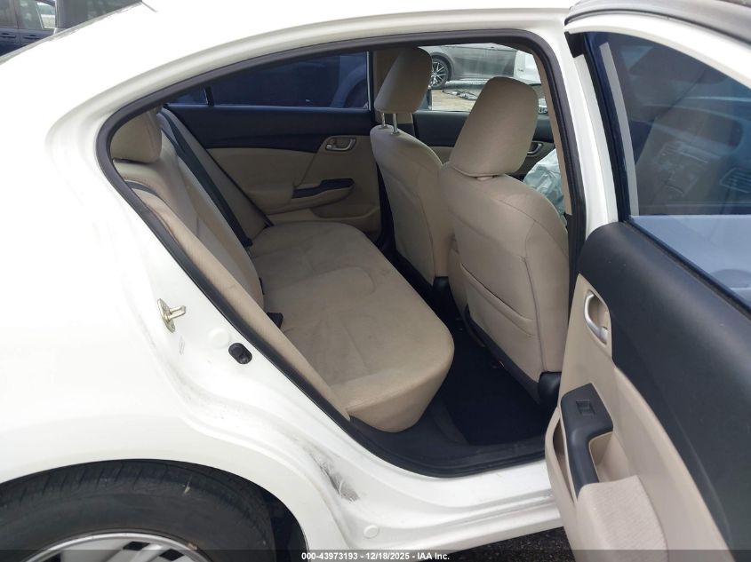 2013 Honda Civic Lx VIN: 19XFB2F51DE089674 Lot: 43973193