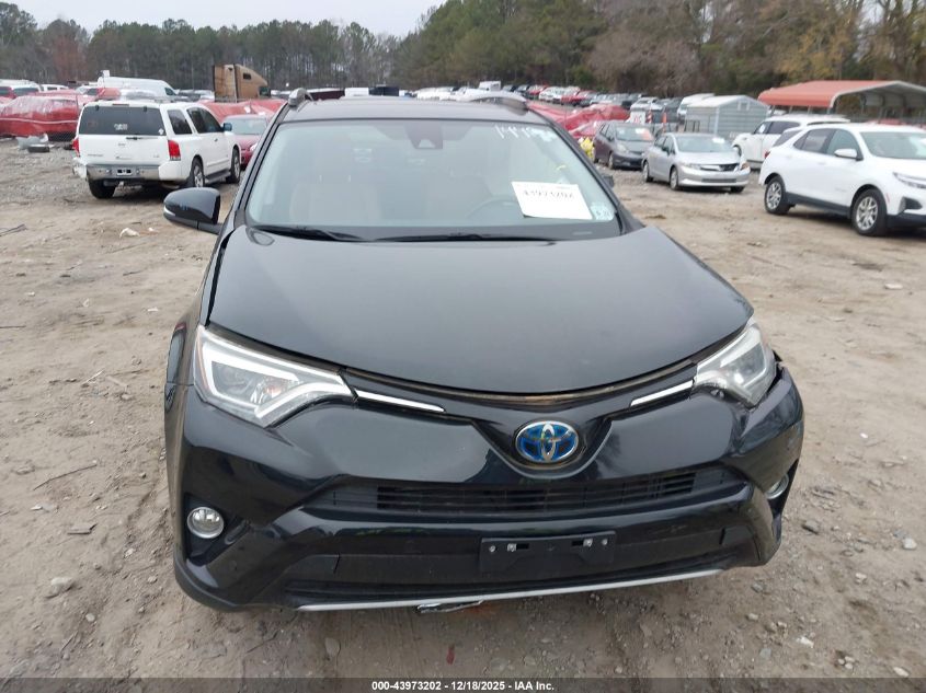 2018 Toyota Rav4 Hybrid Limited VIN: JTMDJREVXJD201440 Lot: 43973202