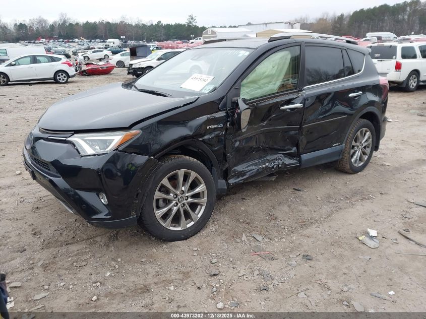 2018 Toyota Rav4 Hybrid Limited VIN: JTMDJREVXJD201440 Lot: 43973202