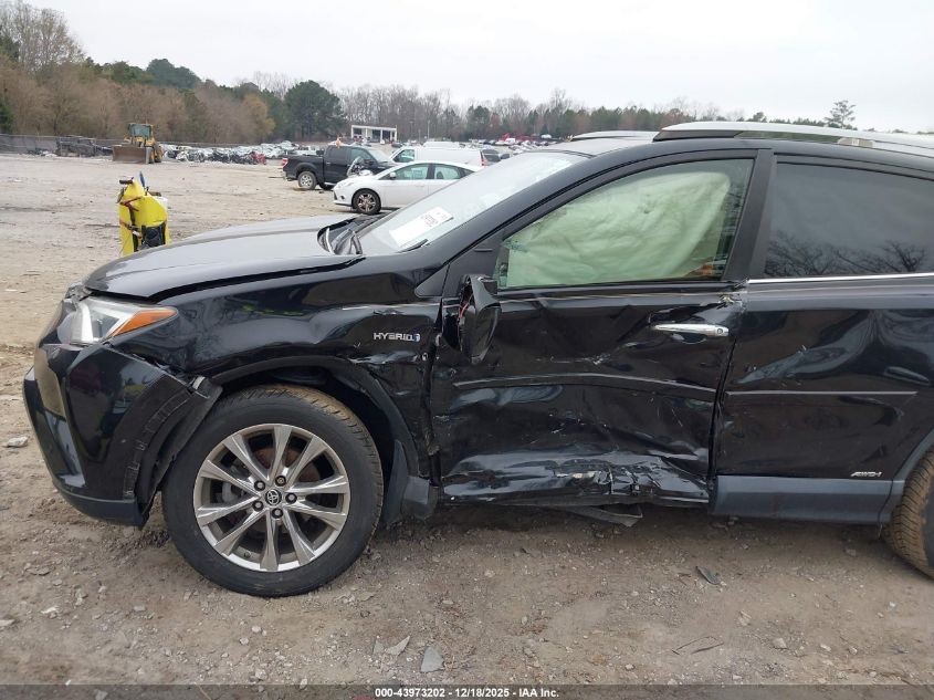 2018 Toyota Rav4 Hybrid Limited VIN: JTMDJREVXJD201440 Lot: 43973202