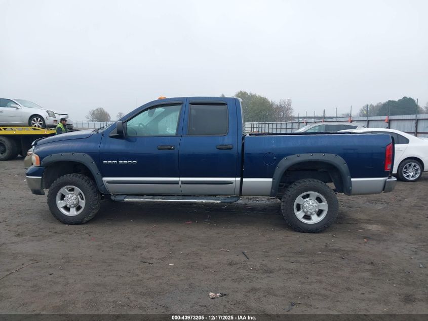 2003 Dodge Ram 2500 Slt/Laramie/St VIN: 3D7KU28D43G732704 Lot: 43973205