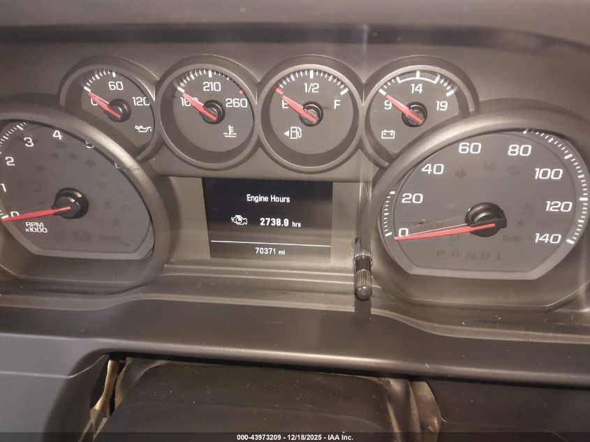 2020 Chevrolet Silverado 2500Hd 2Wd Long Bed Wt VIN: 1GB0WLE71LF220033 Lot: 43973209