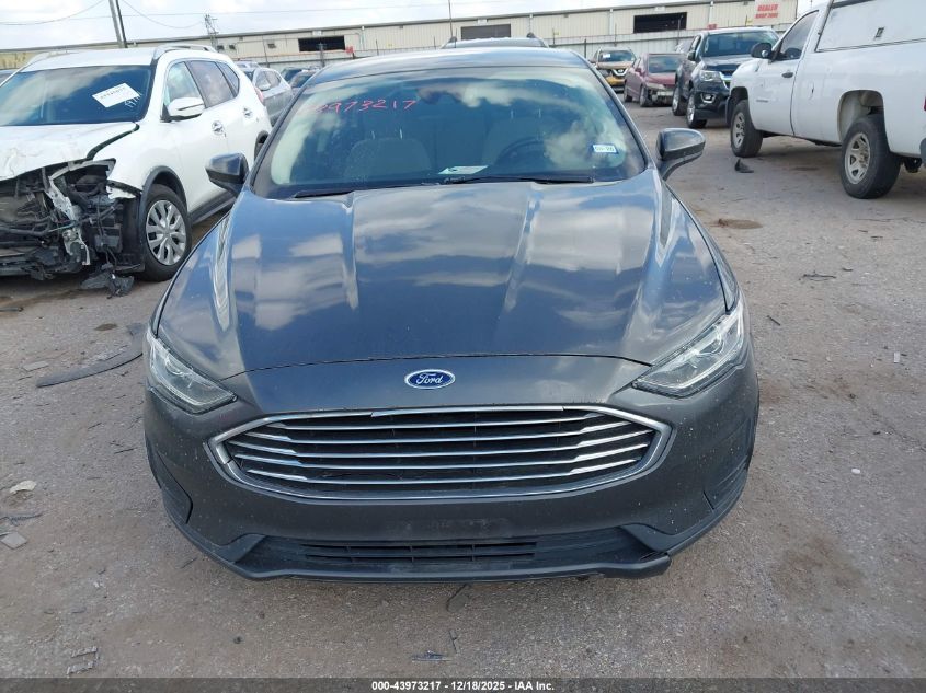 2019 Ford Fusion S VIN: 3FA6P0G76KR286521 Lot: 43973217