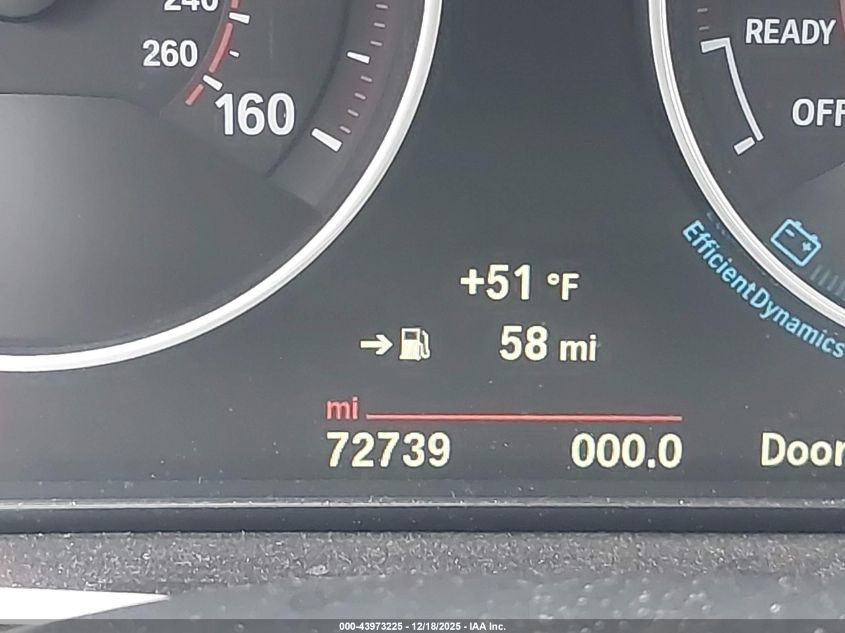 2016 BMW 328I xDrive VIN: WBA8E3G56GNT75246 Lot: 43973225