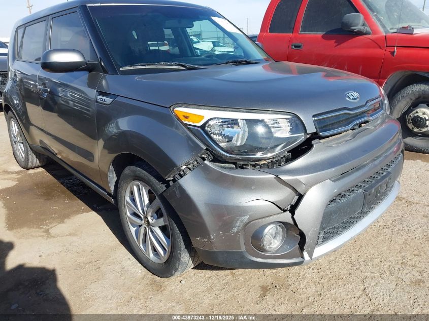2018 Kia Soul + VIN: KNDJP3A5XJ7607396 Lot: 43973243
