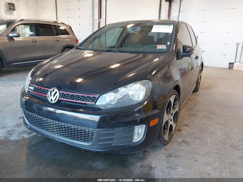 2012 Volkswagen Gti 2-Door VIN: WVWFD7AJXCW112823 Lot: 43973251
