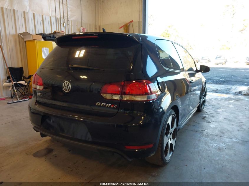 2012 Volkswagen Gti 2-Door VIN: WVWFD7AJXCW112823 Lot: 43973251