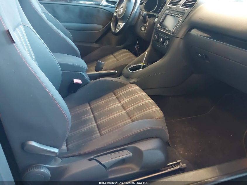 2012 Volkswagen Gti 2-Door VIN: WVWFD7AJXCW112823 Lot: 43973251