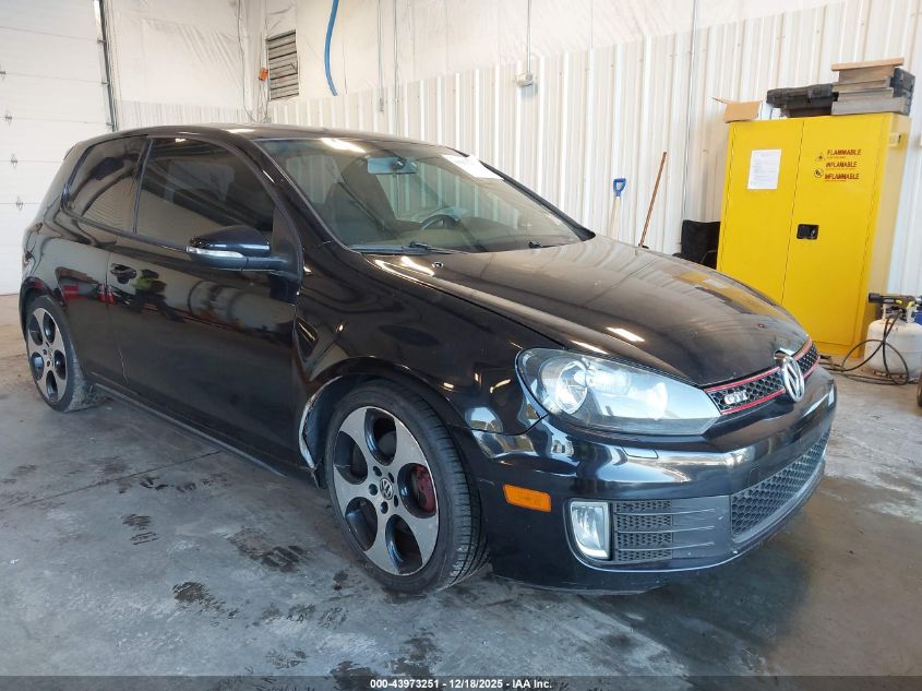 2012 Volkswagen Gti 2-Door VIN: WVWFD7AJXCW112823 Lot: 43973251