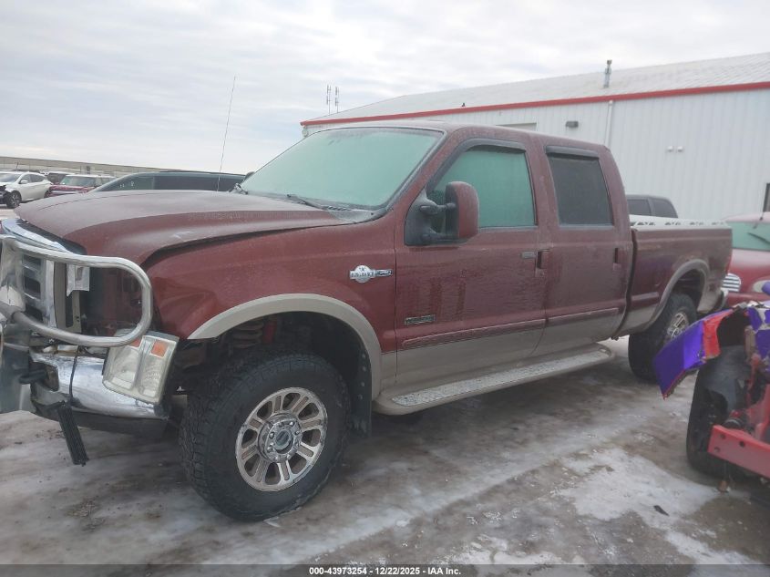 2005 Ford F-250 Lariat/Xl/Xlt VIN: 1FTSW21P55EA03825 Lot: 43973254