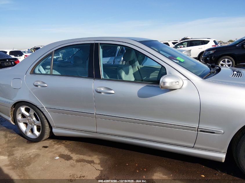 2006 Mercedes-Benz C 230 Sport VIN: WDBRF52H86F793476 Lot: 43973258