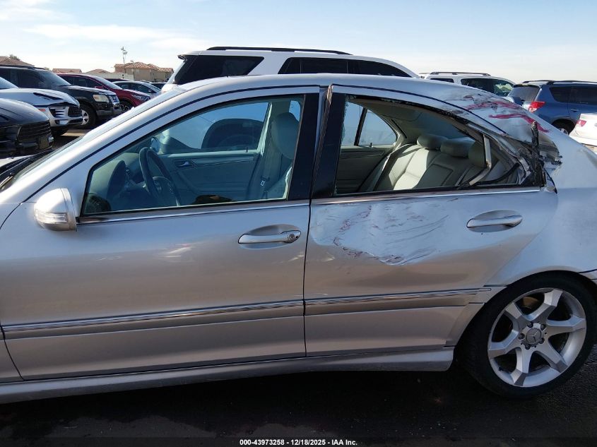 2006 Mercedes-Benz C 230 Sport VIN: WDBRF52H86F793476 Lot: 43973258