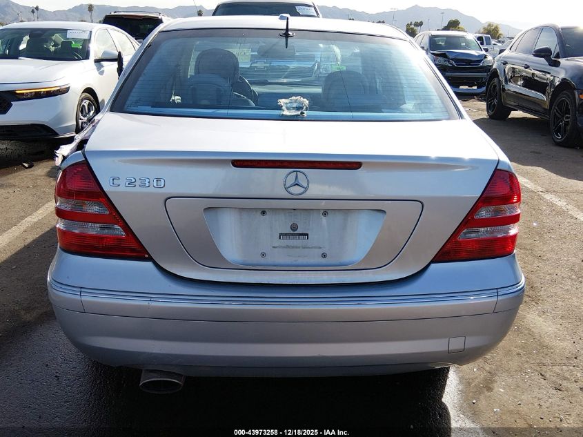 2006 Mercedes-Benz C 230 Sport VIN: WDBRF52H86F793476 Lot: 43973258