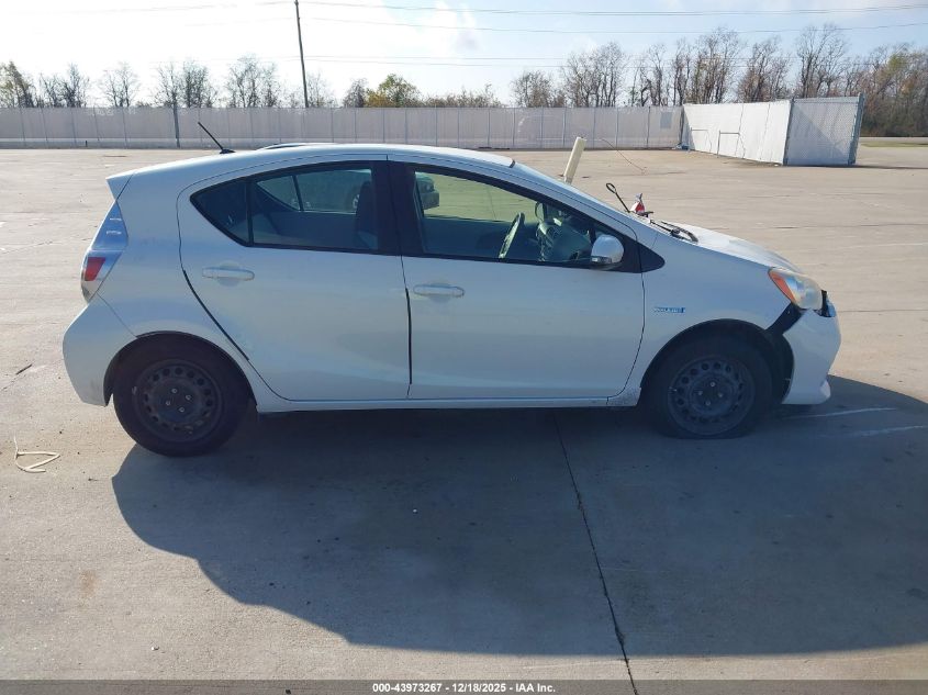 2014 Toyota Prius C One VIN: JTDKDTB33E1561395 Lot: 43973267