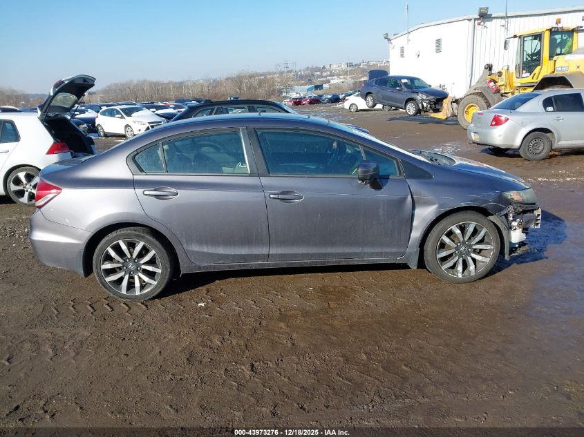 2015 Honda Civic Ex-L VIN: 19XFB2F9XFE227492 Lot: 43973276