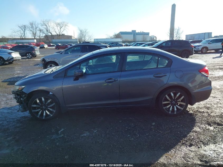 2015 Honda Civic Ex-L VIN: 19XFB2F9XFE227492 Lot: 43973276