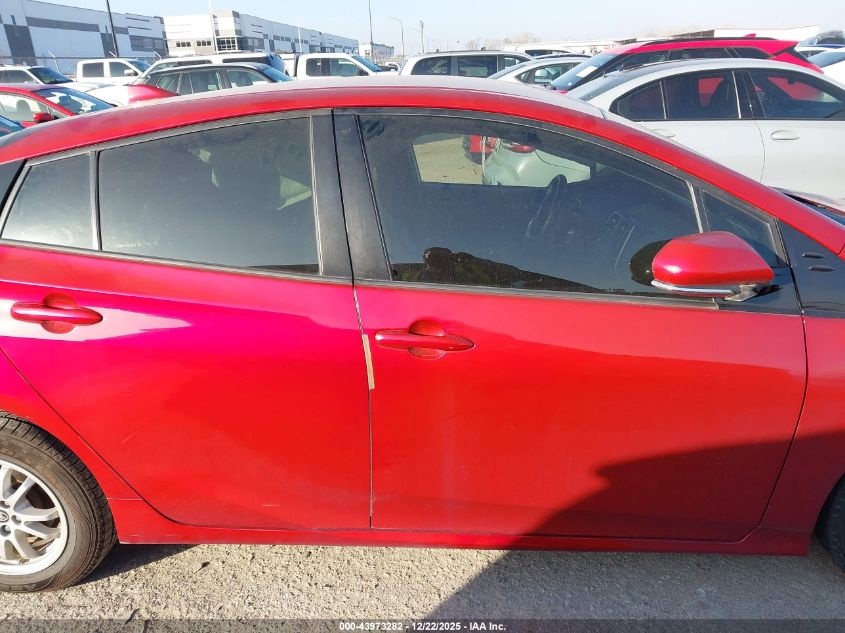 2017 Toyota Prius Three VIN: JTDKARFUXH3531544 Lot: 43973282