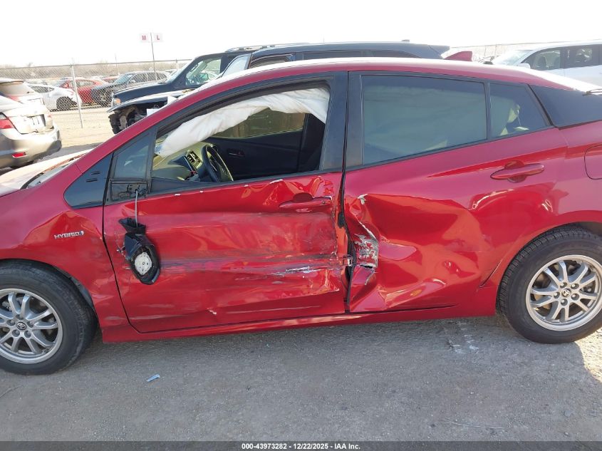 2017 Toyota Prius Three VIN: JTDKARFUXH3531544 Lot: 43973282