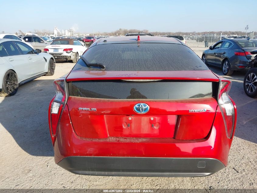 2017 Toyota Prius Three VIN: JTDKARFUXH3531544 Lot: 43973282