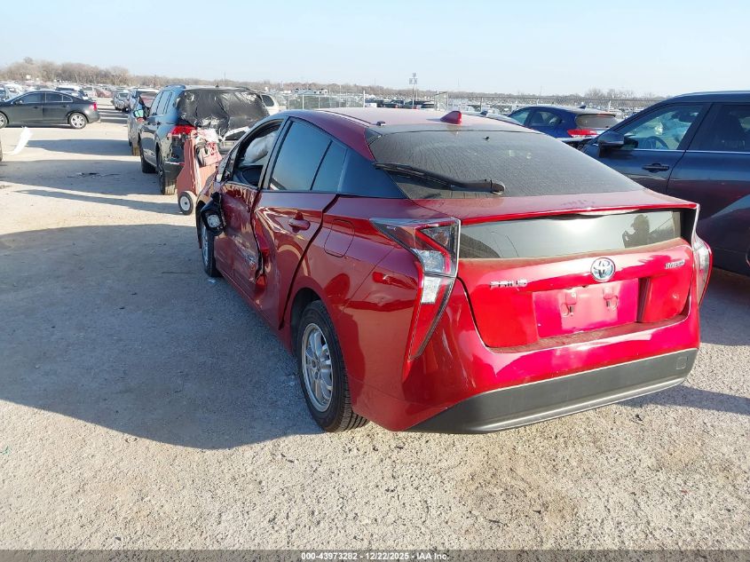 2017 Toyota Prius Three VIN: JTDKARFUXH3531544 Lot: 43973282