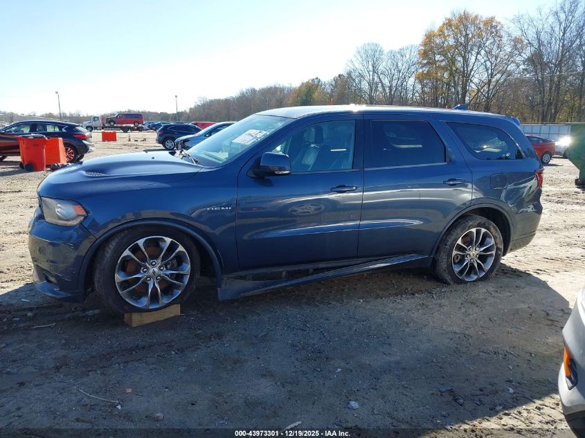 2020 Dodge Durango R/T Awd VIN: 1C4SDJCT7LC204838 Lot: 43973301
