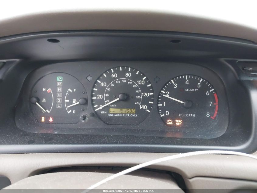 1999 Toyota Camry Xle V6 VIN: JT2BF28K1X0191598 Lot: 43973302