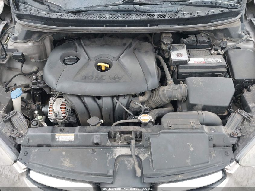 2013 Hyundai Elantra Limited VIN: 5NPDH4AEXDH154235 Lot: 43973304