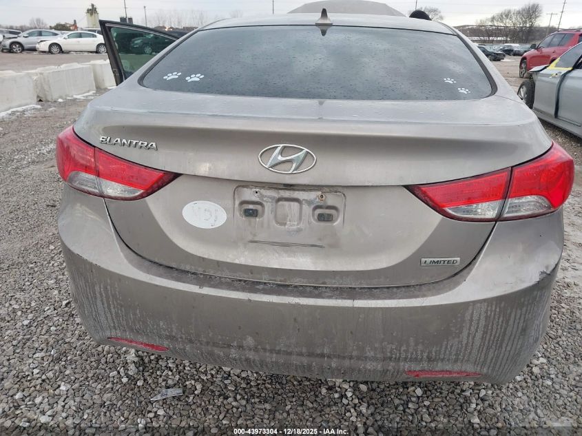 2013 Hyundai Elantra Limited VIN: 5NPDH4AEXDH154235 Lot: 43973304