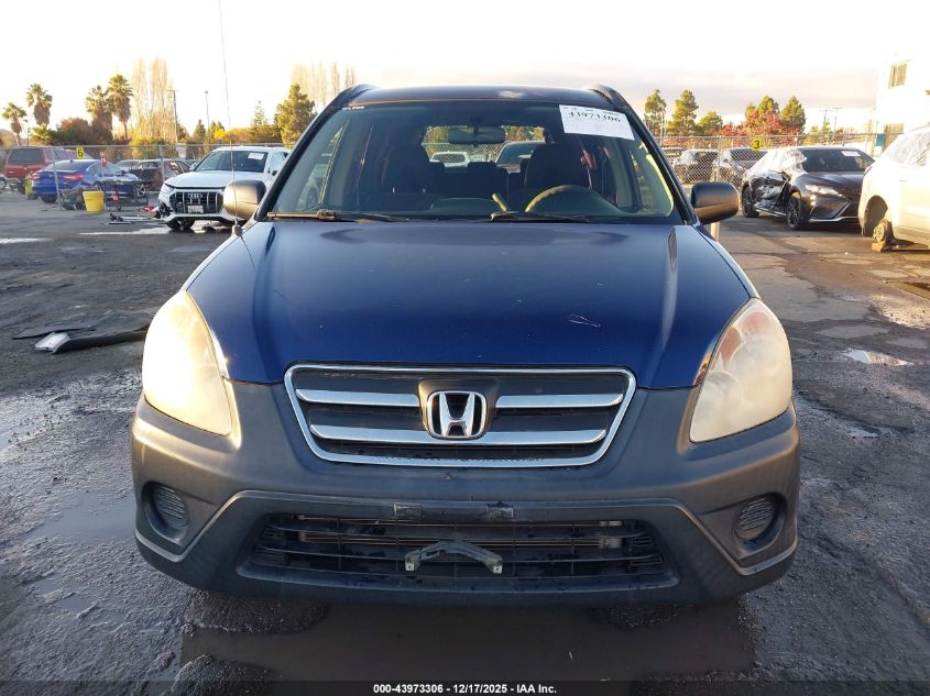 2005 Honda Cr-V Lx VIN: JHLRD78555C011198 Lot: 43973306