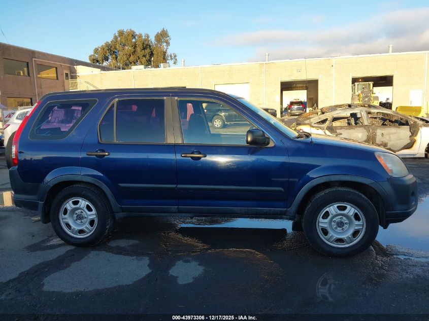 2005 Honda Cr-V Lx VIN: JHLRD78555C011198 Lot: 43973306