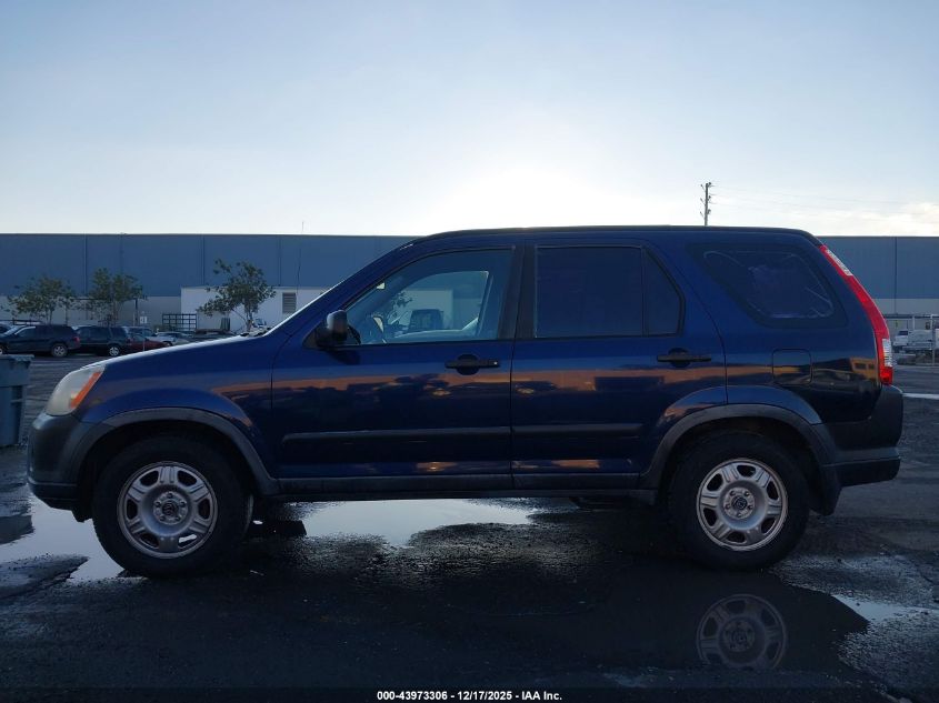 2005 Honda Cr-V Lx VIN: JHLRD78555C011198 Lot: 43973306