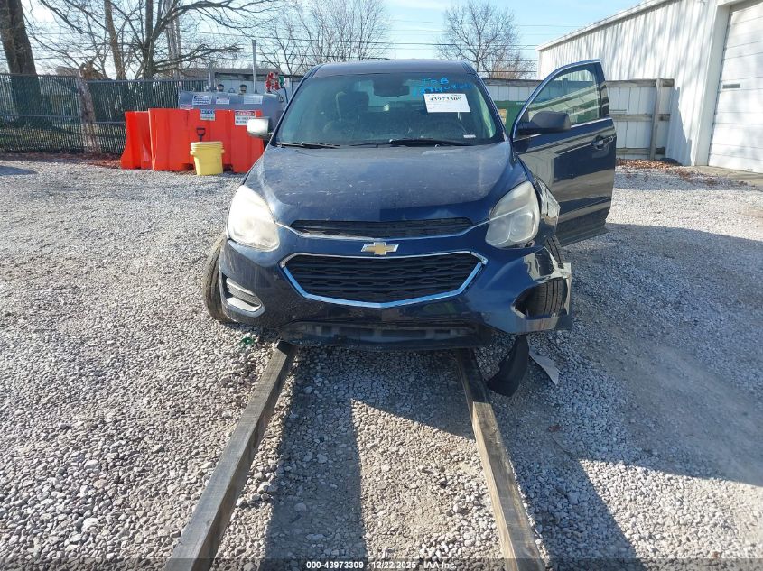 2017 Chevrolet Equinox Ls VIN: 2GNALBEK6H1567273 Lot: 43973309