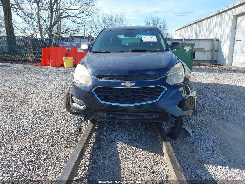 2017 Chevrolet Equinox Ls VIN: 2GNALBEK6H1567273 Lot: 43973309