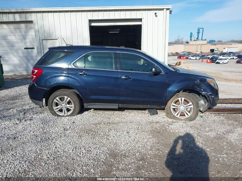 2017 Chevrolet Equinox Ls VIN: 2GNALBEK6H1567273 Lot: 43973309