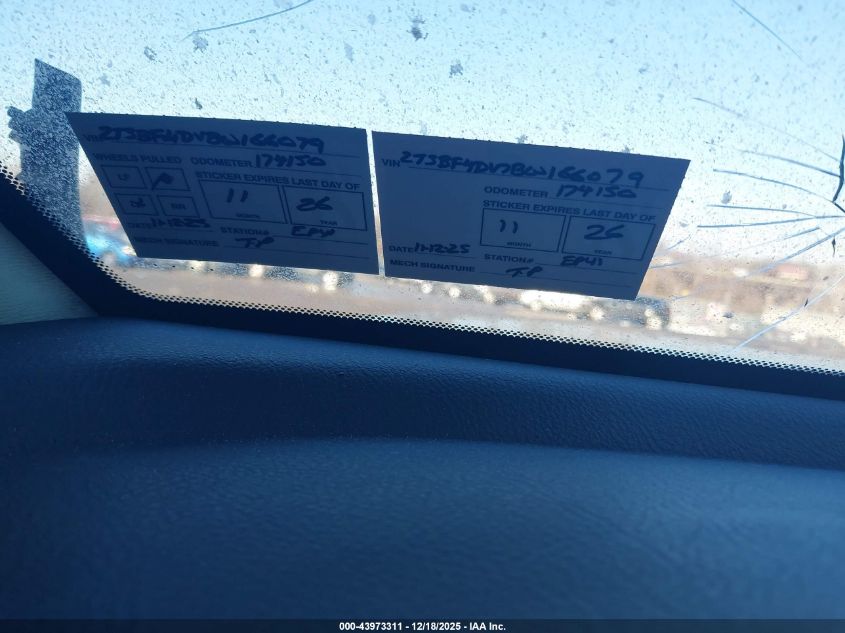 2011 Toyota Rav4 VIN: 2T3BF4DV7BW166079 Lot: 43973311