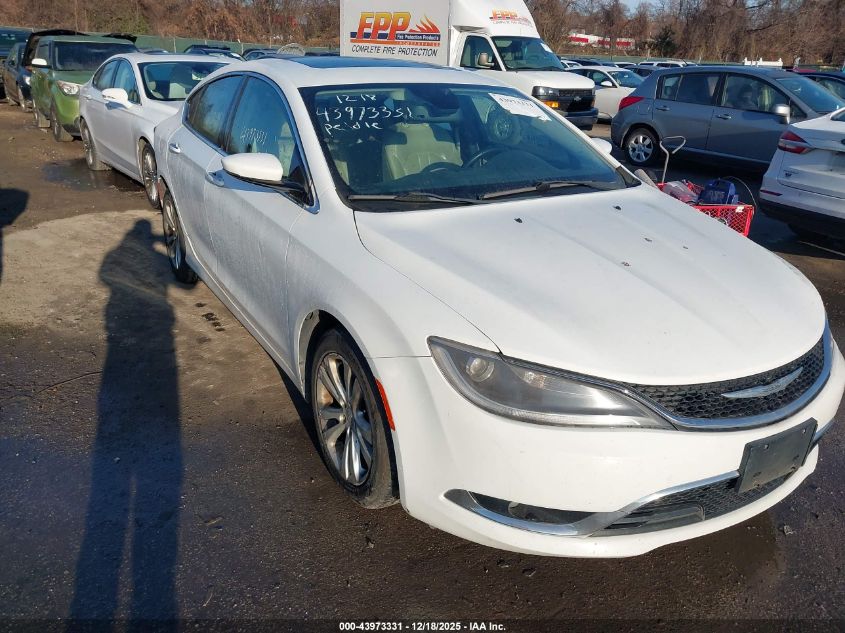 2015 Chrysler 200 C VIN: 1C3CCCCB0FN533727 Lot: 43973331